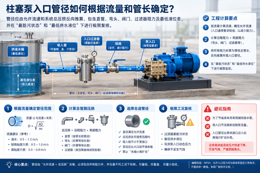 Pump inlet supply fut 02